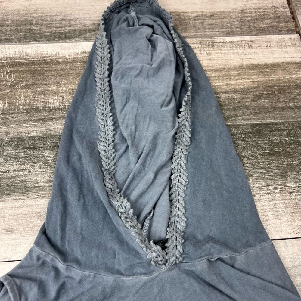 POL Hooded cold shoulder boho top - Picture 7 of 8